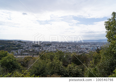 The view from Daikichiyama Observatory (Uji) 100540798