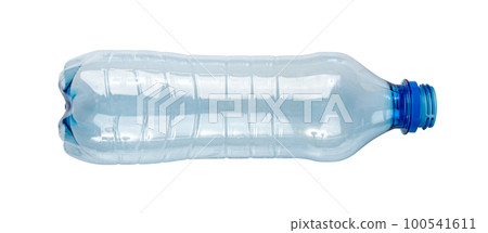 Blue Plastic Bottle Isolated, Empty Plastic Bottle, Global Pollution Concept, Water Pet Bottles Blue Plastic Bottle Isolated, Empty Plastic Bottle, Global Pollution Concept, Water Pet Bottles 100541611