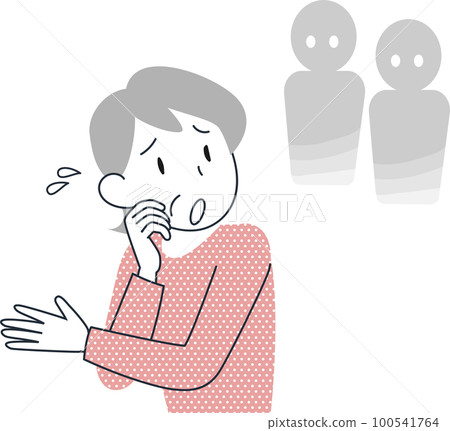 看幻覺迷糊的高級女人上半身 100541764