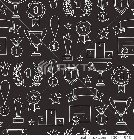 Win lose draw patterns Royalty Free Vector Image