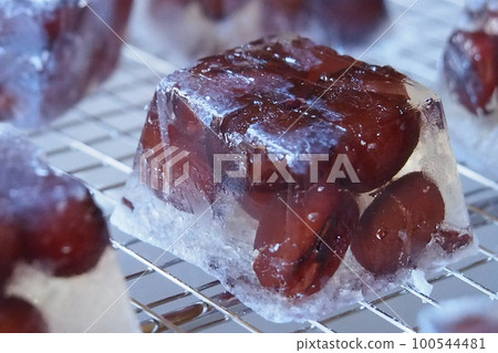 Amber sugar being dried Amber sugar being dried 100544481
