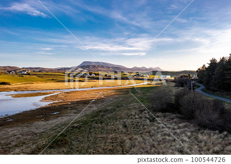 The Muckish seen from Portnablagh, County Donegal, Ireland The Muckish seen from Portnablagh, County Donegal, Ireland 100544726