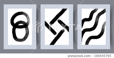Abstract figures minimalistic geometry wall art print Abstract figures minimalistic geometry wall art print 100545705