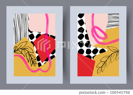 Abstract figures aesthetic shapes wall art print Abstract figures aesthetic shapes wall art print 100545798
