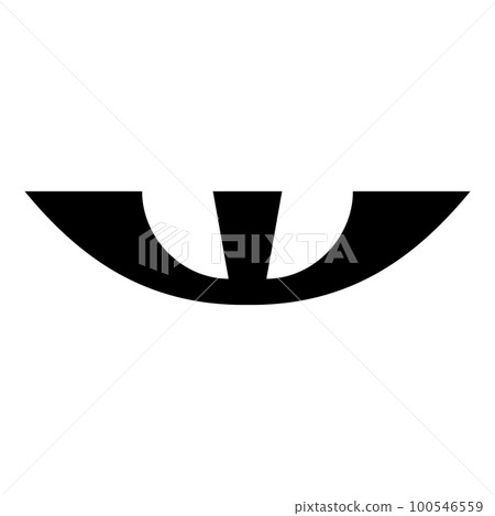 Israeli Shekel currency symbol ILS money ois sign old icon black color vector illustration image flat style 100546559