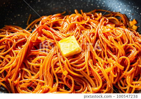 Add butter to finish Assassin's pasta making 100547238