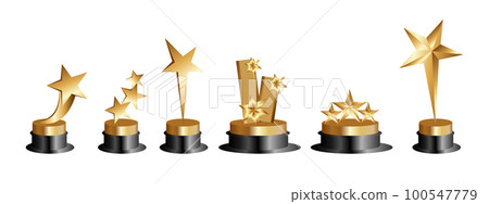 Award ceremony. Award figurine vector. 100547779