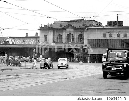 1950s Hakata station front 1950s Hakata station front 100549643