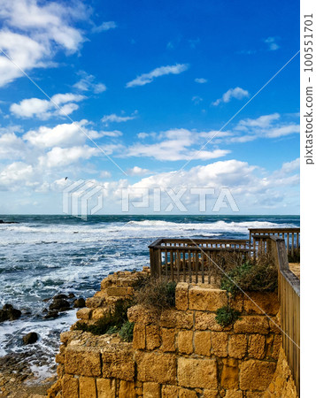 Seascape Mediterranean coast Seascape Mediterranean coast 100551701