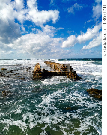 Seascape Mediterranean coast Seascape Mediterranean coast 100551711