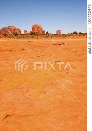 Desolate Monument Valley Arizona USA Navajo Nation 100552446