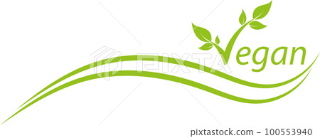 Vegetarian symbol with leaves, vegan, organic, logo Vegetarian symbol with leaves, vegan, organic, logo 100553940