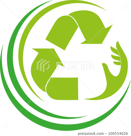 Recycling Arrows, Recycling Sign, Environment, Background, Logo 100554026