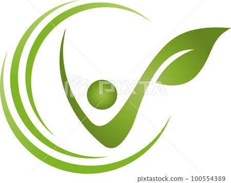 Leaves, plant, organic, wellness, gardener, naturopath, background, logo Leaves, plant, organic, wellness, gardener, naturopath, background, logo 100554389