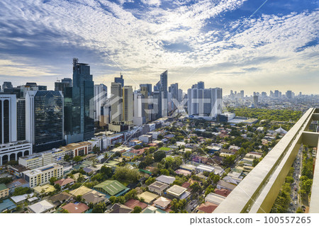View of skyscrapers in Makati, Metro Manila, Philippines / Makati, Philippines View of skyscrapers in Makati, Metro Manila, Philippines / Makati, Philippines 100557265