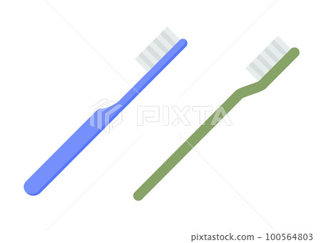 Toothbrush flat vector icon. Mouth brush design isolated tooth icon illustration. 100564803