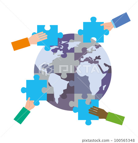 全球環保形象插畫 100565348