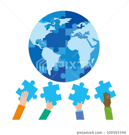 Image illustration of global environmental protection 100565349