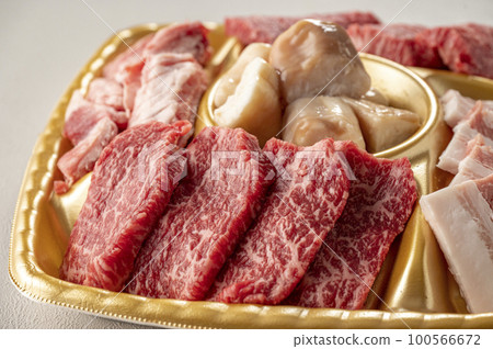 Home grilled meat Yakiniku set Home grilled meat Yakiniku set 100566672