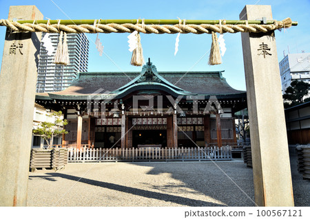 Imamiya Ebisu Shrine (Main Hall) [Naniwa Ward, Osaka City, Osaka Prefecture] 100567121