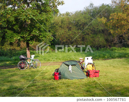 Swiss, camping, tent 100567781