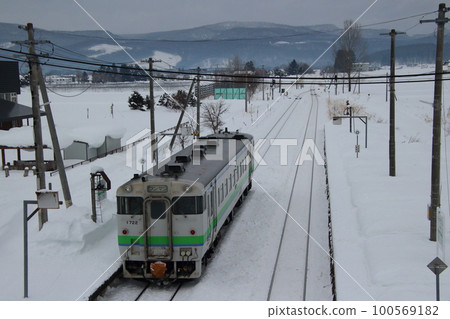 Winter Sekihoku Main Line Kiha 40 (Asahikawa ⇔ Engaru) 100569182