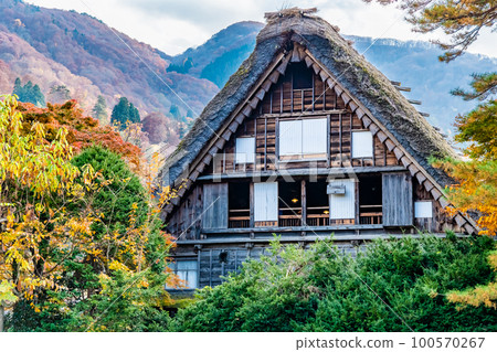 秋天的白川鄉和田屋 100570267