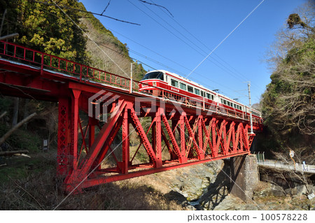 南海高野線入川橋[和歌山縣久藤山町] 100578228