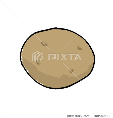 土豆的插圖素材 100580629