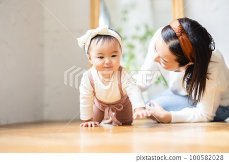 Baby and mother Baby and mother 100582028