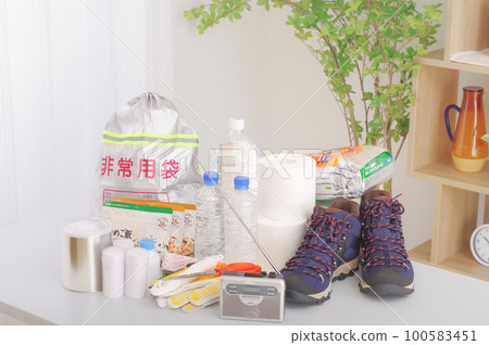 disaster evacuation set 100583451