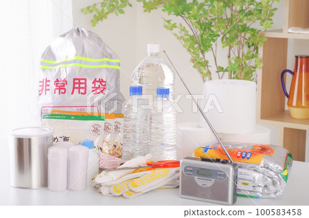 disaster evacuation set 100583458