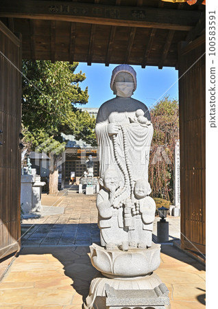 川口漫步：東福寺真言宗佛山宗地藏菩薩像 川口市 100583591