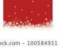 Christmas image with falling snowflakes 100584931