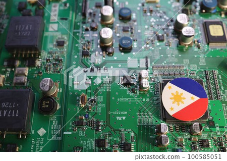 菲律賓半導體圖像,印刷電路板國旗 菲律賓半導體圖像,印刷電路板國旗 100585051