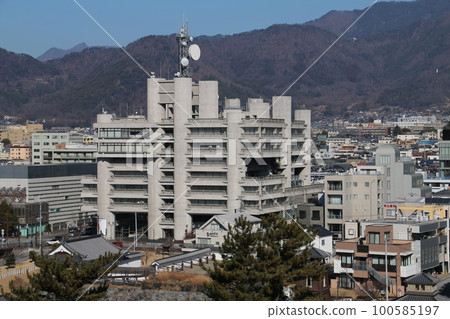 Yamanashi Cultural Center in front of Kofu Station Yamanashi Cultural Center in front of Kofu Station 100585197