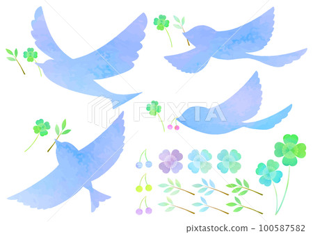 blue bird silhouette clover olive nut blue bird silhouette clover olive nut 100587582