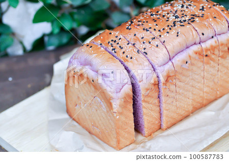 loaf of bread ,sweet potato bread with sesame loaf of bread ,sweet potato bread with sesame 100587783