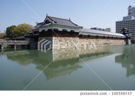 Hiroshima castle moat Hiroshima castle moat 100588537