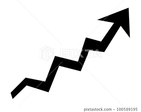 虛線右側上升的箭頭（黑色） 100589195