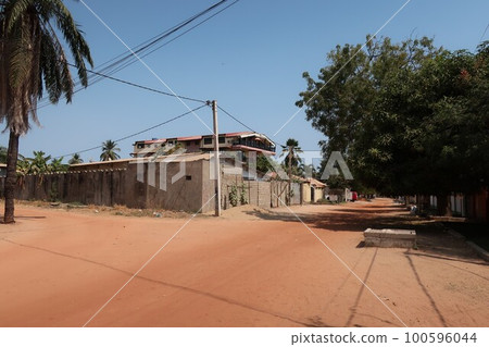 Landscape of Bakau (Gambia) 100596044
