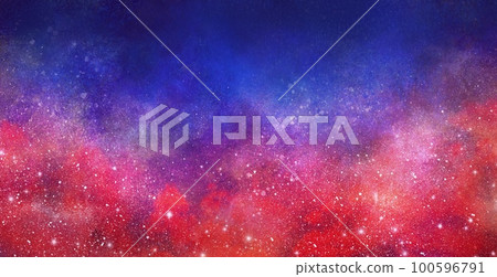 Red and blue gradient abstract background, independence or war concept, hand drawn illustration Red and blue gradient abstract background, independence or war concept, hand drawn illustration 100596791
