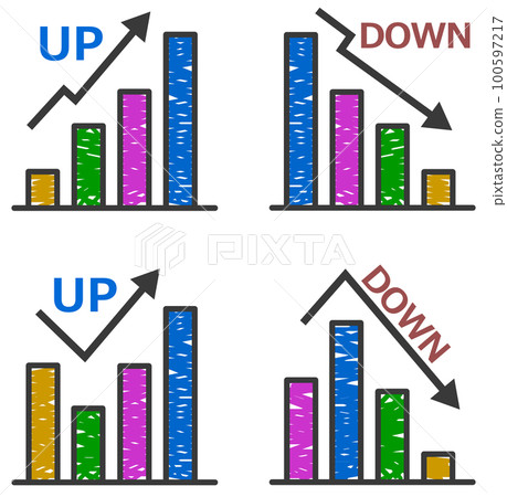 An illustration of tabulating data and graphing it An illustration of tabulating data and graphing it 100597217