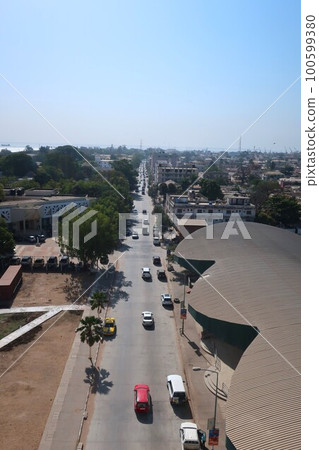 Scenery of Banjul city taken from Arch 22 (Gambia) 100599380