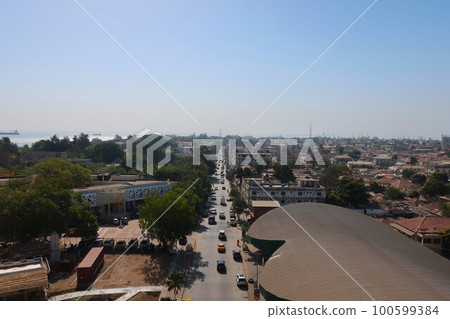 Scenery of Banjul city taken from Arch 22 (Gambia) 100599384