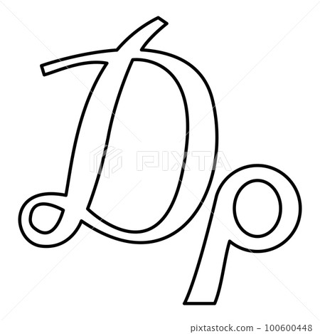 Drachma symbol current currency Greece sign money GRD monetary greek contour outline line icon black color vector illustration image thin flat style Drachma symbol current currency Greece sign money GRD monetary greek contour outline line icon black color vector illustration image thin flat style 100600448