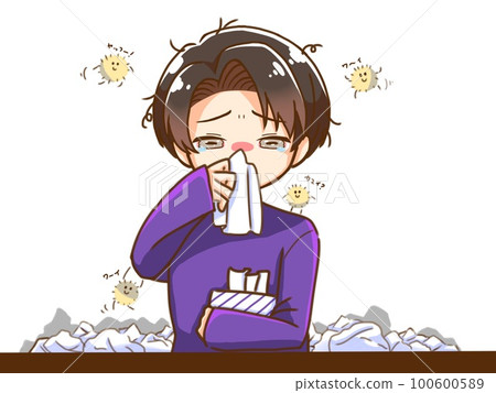 花粉症鮑勃頭髮的人 100600589