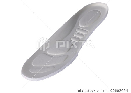 Orthopedic insole on a white background Orthopedic insole on a white background 100602694