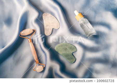 Natural stone gua sha tools for facial acupuncture massage 100602728