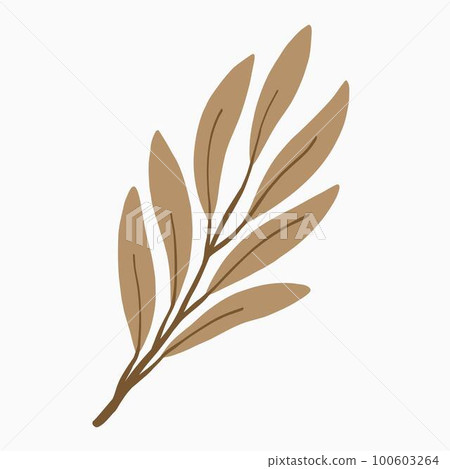 Simplicity floral freehand drawing flat design. 100603264